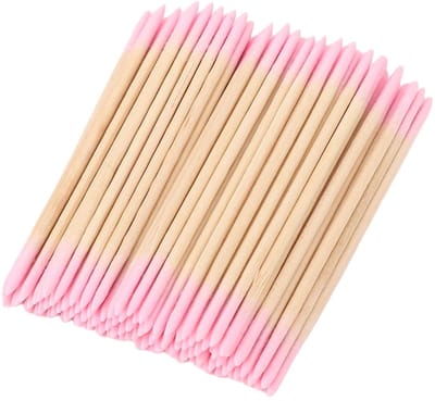 Dailygoods- Wattenstaafjes Dubbel Puntig - 10 Zakken - 100 Stuks - Precisietips - Overtollige Make-up Verwijderen - Essentiële Gereedschappen - Katoenen Staafjes