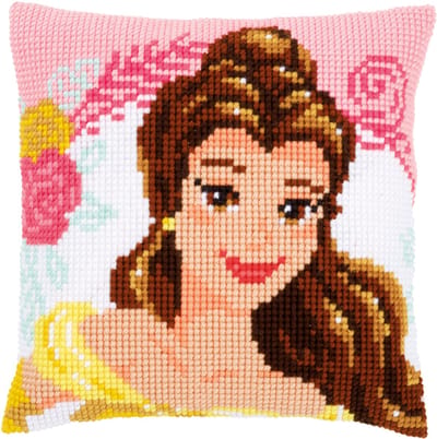 Vervaco - Kruissteekkussen kit - Disney Enchanted beauty - PN-0168010 - Borduren - Borduurpakket - Borduurpakket volwassenen - Borduurpakket kind