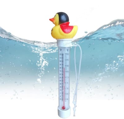 Zwembad Thermometer - Watermeter Vorm - Watertemperatuur Meten - Snel Meetsysteem - 214 cm - Geel