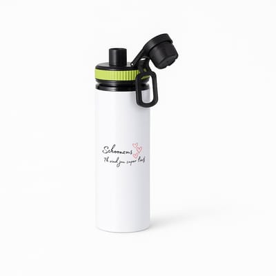 Hacebo® - schoonzus ik vind jou super lief waterfles met draaidop groen - Zus - de liefste schoonzus - verjaardag - cadeautje voor zus - zus artikelen - kado - geschenk - water fles - 850ML