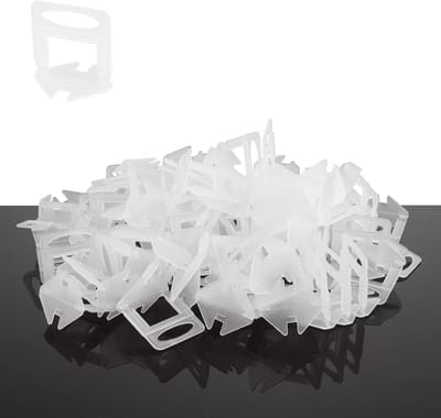 Tegelnivelleringssysteem - Tegel Hulpstukken - Vlakke Tegels Leggen - 3mm Voegbreedte - 500 Stuks - Transparant
