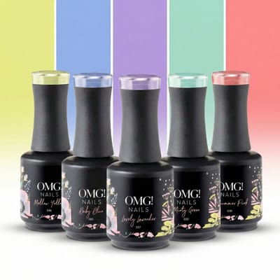 Limea Gellak Set Pastel Set 5x 15ml - Gellak - Nagellak set - Pastel tinten - Gel lak - OMG nails
