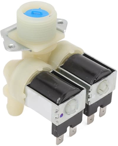 Dailygoods- Waterinlaatklep Dubbele Kop - Geschikt voor FPS180A - Waterinlaatklep Wasmachine - Duurzaam ABS-Materiaal - Eenvoudige Installatie - Koudwaterstroom Regeling - Waterkraan