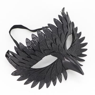 Dailygoods- Vogelmasker Uniek design - Halloween-masker - Halfgelaatsmasker - Venetiaans masker - Kraaienmasker - Hoogwaardig PU-schuim - Feestmasker