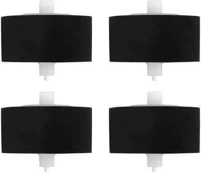 Dailygoods - Set van 4 Rubber Knijpwielen voor Videorecorders