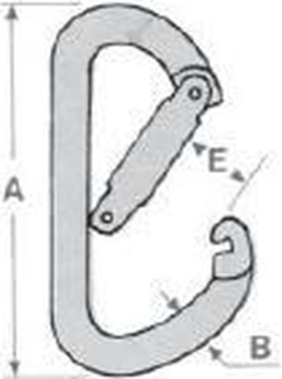 Kong Italy Asymmetrische Sluiting Zilver 8 mm