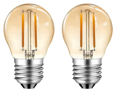 Vintage E27 2W warmwitte LED-lampen 2 stuks - 180 lumen vervangt 15W