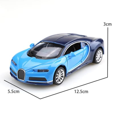 (Verpakt)1:36 Bugatti Chiron, Legeringsmodelauto, Gesimuleerd Off-road Voertuig, Legeringsauto voor Kinderen, Speelgoedmodel voor Jongens, Auto-ornamenten