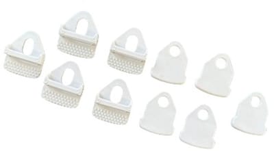 GERMAT Tapijtclips voor Grondzeil – Set van 5 Tenttapijt Clips – Grondzeilklemmen met Oog – Camping Clips voor Zeil, Tarp, Doek – Compatibel met Obelink / Bo-Camp