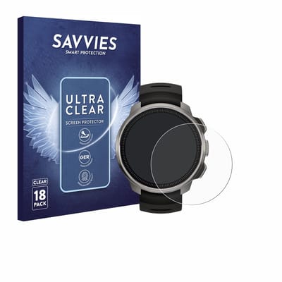 Savvies - Screenprotector voor Suunto Ocean - Folie Beschermfolie transparant 18 Stuks