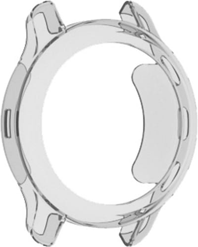Beschermende watch case - hoesje - geschikt voor Garmin Venu 2 Plus - transparant grijs