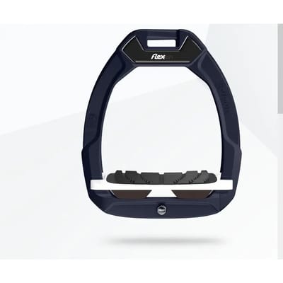 Veiligheidsstijgbeugels Rij-Comfort Marine/Wit/Bruin Flex-On Safe-On