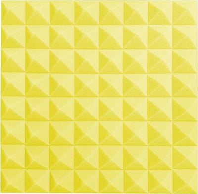 Geluidsisolatie Panelen - Akoestisch Spons - Geluidsverbetering Ruimte - Hoge Dichtheid - 10 Stuks 50cm - Geel