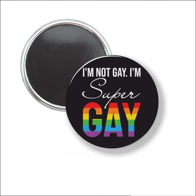 Button Met Magneet 58 MM - Im Super Gay - NIET VOOR KLEDING