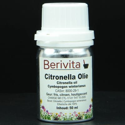 Citronella Olie 50ml - Pure Etherische Citronellaolie