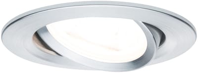 Inbouwlamp Nova zwenkbaar rond 84 mm 50° GU10 max. 35W 230V dimbaar Alu gedraaid