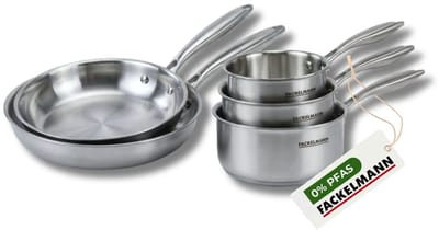 Pan 28 cm van 18/10 roestvrij staal Triply Fackelmann Vita3