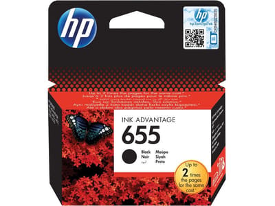 HP 655 (CZ109AE) inktcartridge zwart (origineel)