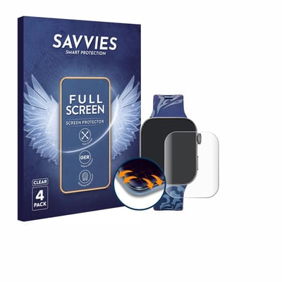 Savvies - Screenprotector voor Garrack Sanji HUC-OP-FT3-S - Folie Beschermfolie transparant volledig dekking 4 Stuks