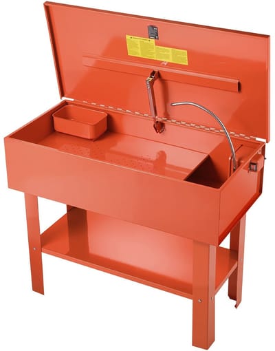 Onderdelenreiniger - Onderdelenwasbak - Met elektrische pomp - Inhoud 135 L - Oplosmiddelcapaciteit 65 L - Debiet 3 L/min - Voor lagers, tandwielen, carburateurs