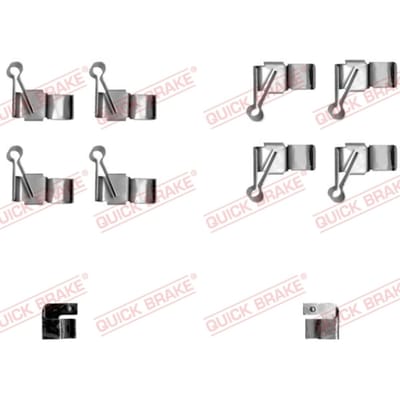 Toebehorenset, schijfremblok QUICK BRAKE 109-1238