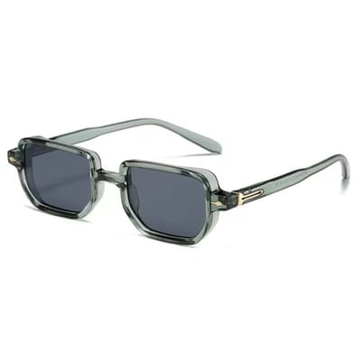 Mpariz Stijlvolle Groen Grijs Zonnebril UV400 Luxe Brillenkoker Tijdloos & Trendy Design