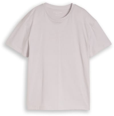 Tom Tailor - Oversized T-shirt met print - Maat 152 - dusty greyish lilac