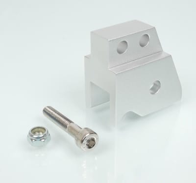 rms achterschokbrekerbevestiging voor mbk 50 stuntstep zilver nieuw