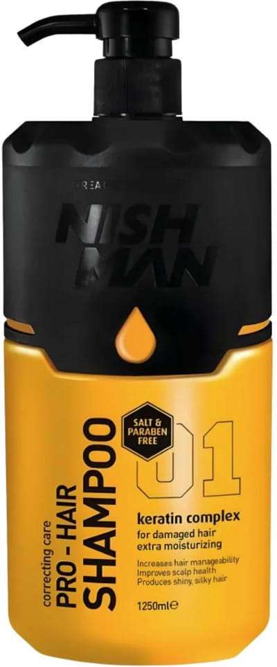 Nishman Shampoo 1250 ml - Professionele Haarverzorging - voor Dagelijks Gebruik