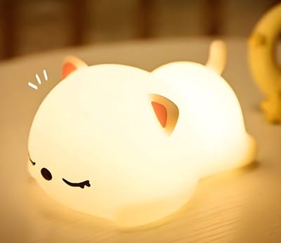 PolkaHome® Lamp – Tafellamp Slaapkamer & Tafellampen – Tafel Lamp & Tafellampje – Nachtlamp & Nachtlampje – Lamp Kinderkamer & Lamp Babykamer – Nachtlampje Dimbaar – Lamp Kinderkamer Meisje en Jongen en Kinderen – Touch Lamp – Knijplampje Oplaadbaar