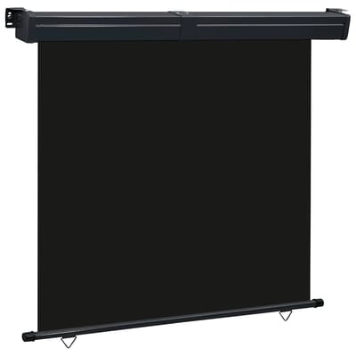 vidaXL - Balkonscherm - 175x250 - cm - zwart