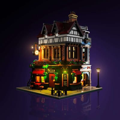 LMB 2.0 - Lighting set suitable for LEGO® Tudor Corner - 10350