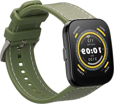 Smartwatch bandje compatibel met Huami Amazfit Bip 5 Unity-Amazfit Bip 5-Amazfit GTR 4 polsband - Fitnesstracker band - Horlogeband in donkergroen - beste kwaliteit. .