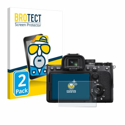 BROTECT - Screenprotector voor Sony Alpha 7 IV - Folie Beschermfolie matte 2 Stuks