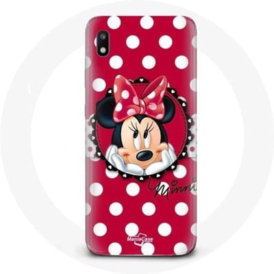Coque pour Samsung Galaxy A10 Minnie Mouse Dessin animé Rouge