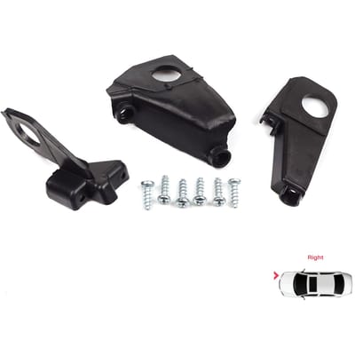 BHL31 Koplamp Houder Bevestiging Reparatie Beugel Lip Set Rechterzijde voor VW Golf MK6 5K 2008-2013 Cabriolet 517 2011-2016 5K0998226