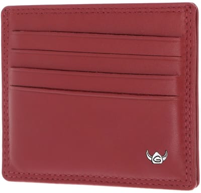 Golden Head Leren kaarthouder Polo RFID Protect Kartenetui 4440 Rot donkerrood