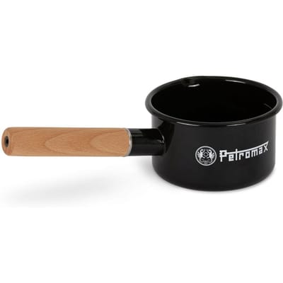 Petromax Emaille Pan Zwart 0.5 Liter