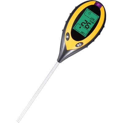 4-in-1 Bodemtest PH Vochtmeter Licht Temperatuur Tester Tuin Plant Bloemen Bodem Monitor Tool