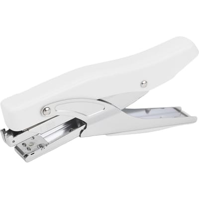 Tangnietmachine 20 vel capaciteit arbeidsbesparend lichtgewicht draagbare handheld nietmachine voor fabriek white