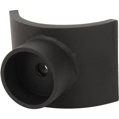 Adaptateur de Cric Bouteille Selle Haute Résistance Selle d'Essieu de Levage Hydraulique pour Tube de 3 pouces Noir