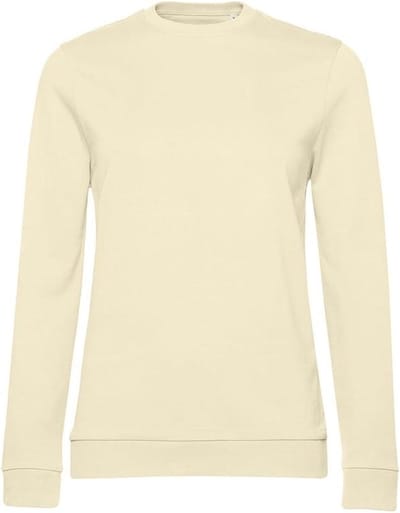 B&C Dames/dames Set-in Sweatshirt (Lichtgeel)