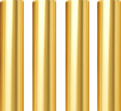 Cadeaupapier - (4 STUKS) - Metallic Goud - 150 x 70 cm - Inpakpapier - Hoogwaardig Cadeaupapier