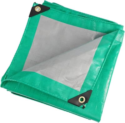 Waterdicht Zeil - Afdekzeil Oogjes - Buiten Beschermen - Versterkte Randen - 150 x 220 cm - Groen
