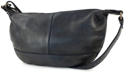 Bear Design Aimy Leren Buideltas Schoudertas - Navy Blauw
