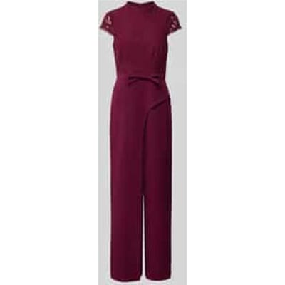 regular fit jumpsuit met sierstrik