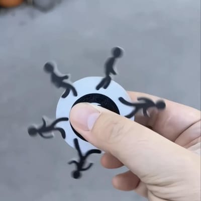 Draaiende Dynamische Fidget Spinner, Een Kleine Speeltje om Stress te Verlichten, Is Geschikt Als Een Nieuw Feestcadeau voor Volwassenen white