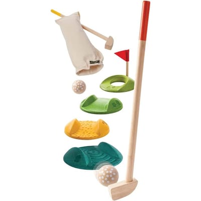 Plan Toys mini golf set 3 jr+