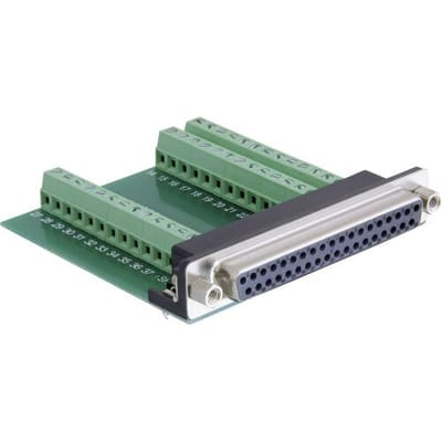 Delock Adapter 65319 D-sub female connector 180 ° Aantal polen: 37, 39 D-Sub female header 1 stuk(s) Piece