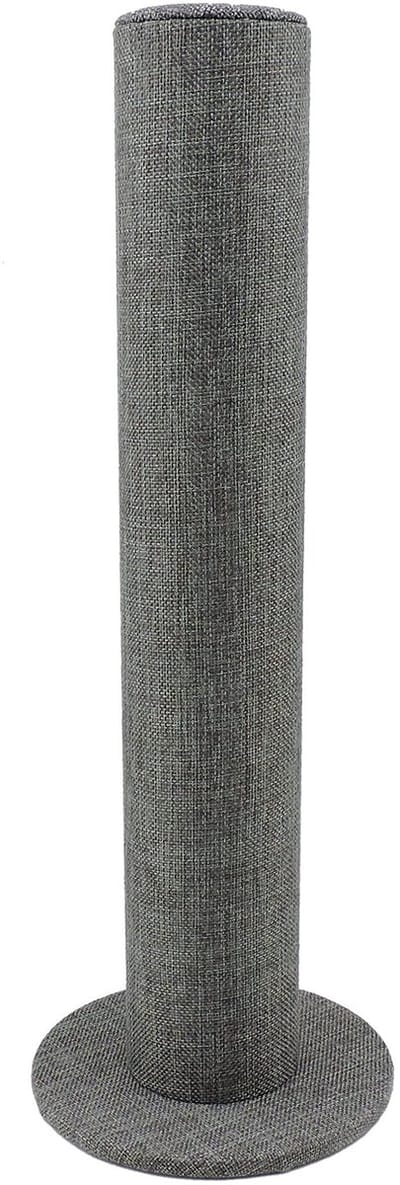 Dailygoody - Sieradenstandaard - Velvet - Verticale Toren voor Armbanden - Grijs - Sieradenorganizer - Ruimtebesparend - Geschikt voor Armbanden